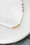 Heliophilia Silver Collar KL-0874 Multicolor con Colgante de Piedra de 0,4 cm